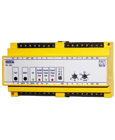 RC48C: RELÉ PARA MONITOREO DEL HILO PILOTO DE TIERRAS EN EQUIPOS MÓVILES