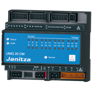JANITZA - DISPOSITIVO DE MEDICIÓN DE CORRIENTE DE FUNCIONAMIENTO Y CORRIENTE RESIDUAL MULTICANAL  UMG 20CM