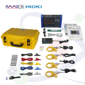 Hioki PQ3100+600-kit - Analizador de Calidad de Energía Clase S PQA