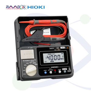 Probador de aislamiento Hioki IR4053. Comprobador de resistencia de aislamiento digital para sistemas de generación fotovoltaica