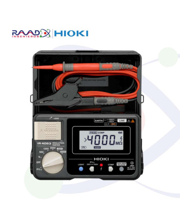 Hioki IR4053-10 - Medidor de Aislamiento para sistemas de generación fotovoltaica