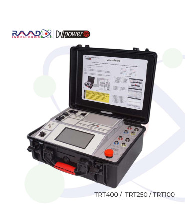 Serie TRT Advanced de Comprobadores de Transformadores TRT 400 TRT 250 TRT 100 DV POWER