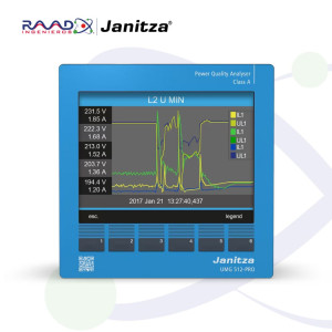 UMG 512-PRO de Janitza es adecuado para la monitorización de la calidad de la tensión