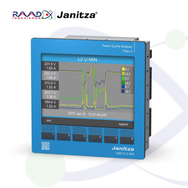 Janitza Analizador de calidad de voltaje UMG 512-PRO Clase A