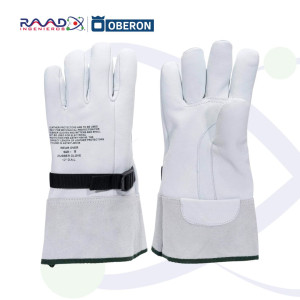 Guante Dieléctrico Clase 1 y 2 Protector de cuero para Arc Flash | OBERON