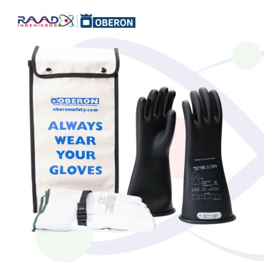 Kits de guantes eléctricos de goma de clase 1 | OBERON