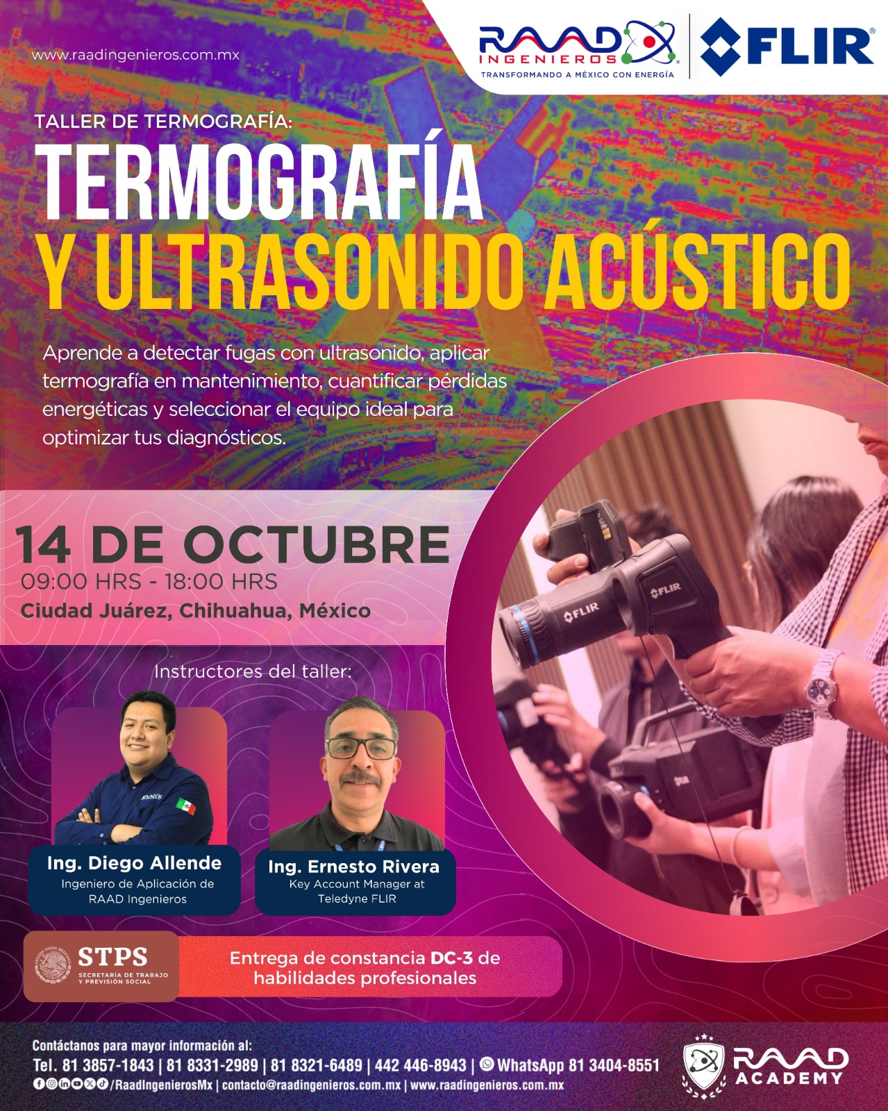 TERMOGRAFÍA Y ULTRASONIDO ACUSTICO CD JUAREZ