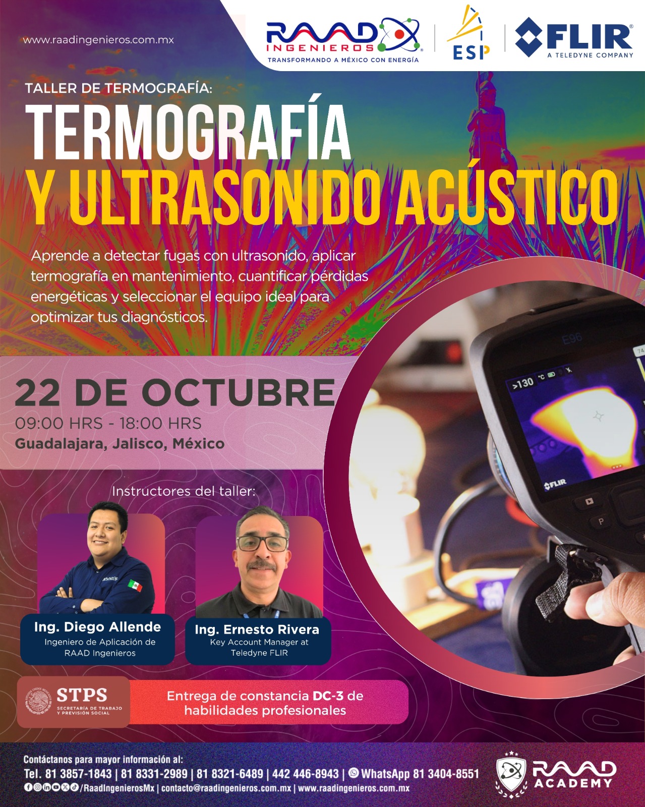 TERMOGRAFÍA Y ULTRASONIDO ACÚSTICO GUADALAJARA